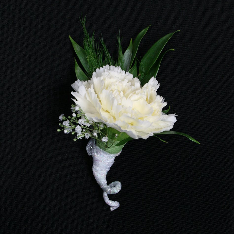 Carnation Boutonniere Stadium Flowers