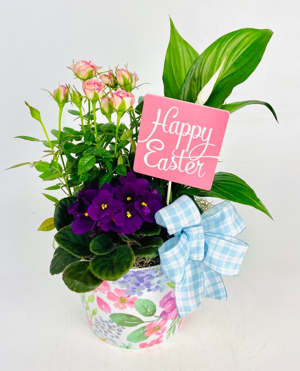 Cheerful Easter Garden Stadium Flowers Everett & Lynnwood