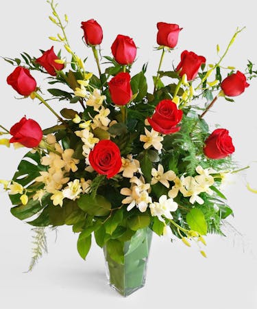Premium Red Roses Orchids Everett Wa Same Day Delivery