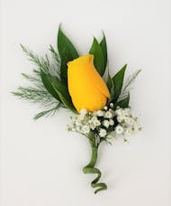 Boutonniere- Yellow Blossom