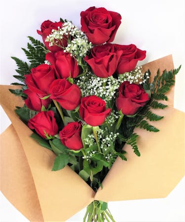 Bouquet presentation anchoring in english image